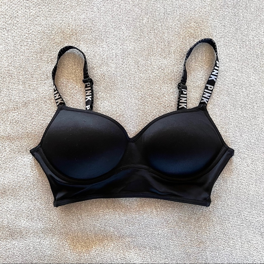 Pink Victoria’s Secret Push Up Strappy Bra
